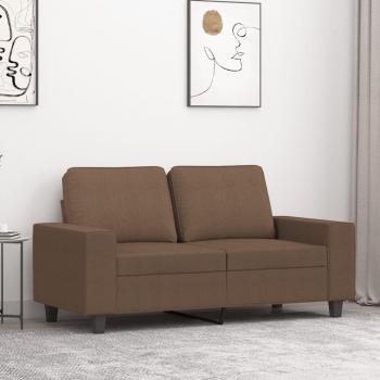 VidaXL Sofa, 2-Sitzer-Sofa Braun 120 cm Stoff