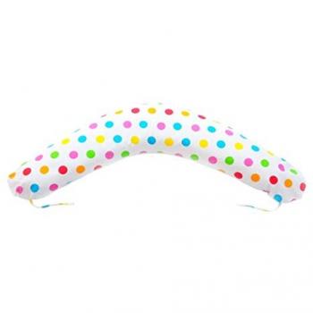 Coussin de soutien maternité boules de printemps + blanc