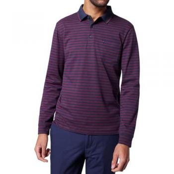 Pierre Cardin PoloKN 1/1 – Superweiches Jersey-Langarmshirt, Herren, Größe XL, dunkelblau, 100% Baumwolle, elastischer Kragen, Slim-Fit