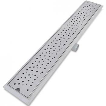VidaXL 830x140mm Stainless Steel Linear Shower Drain
