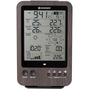 BRESSER WTW Station Météo Bois Additionnelle