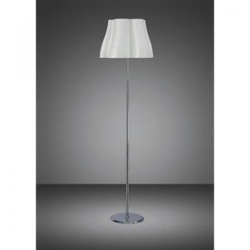 Lampada “Miss” Terra 3-Fascia E27 – Finitura Bianco Lucido e Cromo