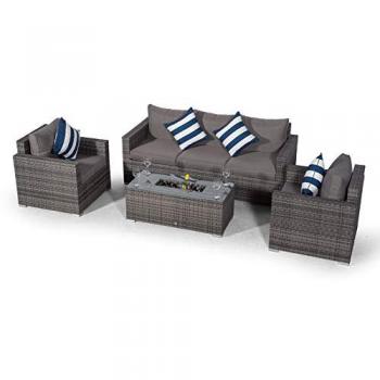 Giardino Sydney Rattan Sofa Set with Drinks Cooler