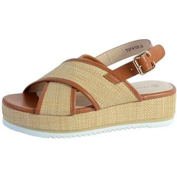 TDF4108 : Sandales Beige de The Divine Factory (Compensee)