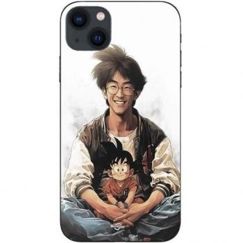 Black Goku Soft Case for iPhone 14 (Kids)