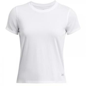 Maglietta Sportiva Under Armour Launch Maniche Corte Bianco S