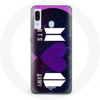 BTS Fan Hülle für Samsung Galaxy A20e I Purple You
