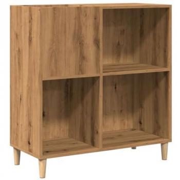 VidaXL Stylish Record Cabinet in Artisan Oak 84.5x38x89 cm
