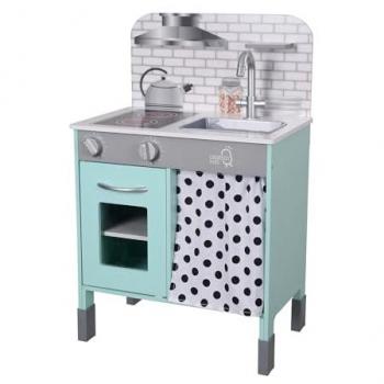 Teamson Kids Little Chef Contemporary Interactive Wooden Toy Kitchen Set