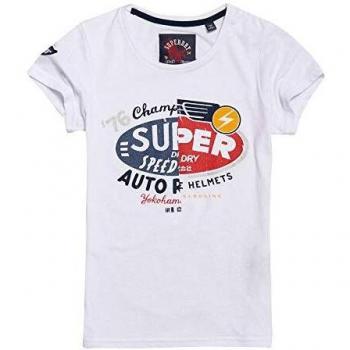 Superdry Women's Tee Gelb Optic L