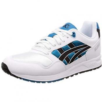 Heren ASICS Gel-Saga blauwe hardloopsneakers