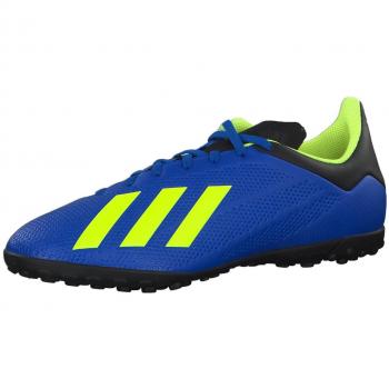 Adidas Herren X Tango 18.4 TF Fußballschuhe, Blau (Fooblu/Amasol / Negbás 000), 46 2/3 EU
