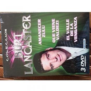 Burt Lancaster 3 DVD Amanecer Zulu + Que Viene Valdez + El Valle de la Venganza