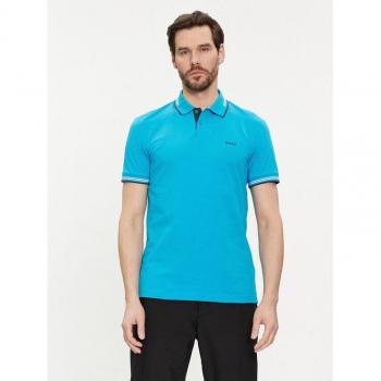 BOSS Slim Fit Poloshirt Paul 50506193 in Blau