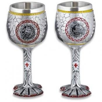 Copo Resinado Tole10 Imperial Sigillum Militum Xpisti (19 cm) com Interior em Alumínio