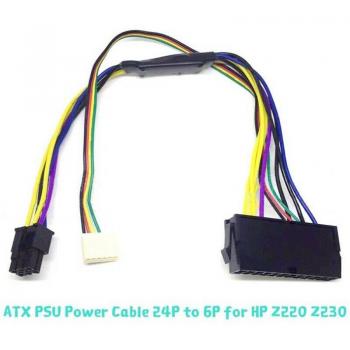 24Pin naar 6Pin ATX PSU Kabel voor HP Z230 Z220 SFF
