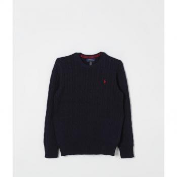 Polo Ralph Lauren Kids Pullover mit Logo, Marine, Größe 122