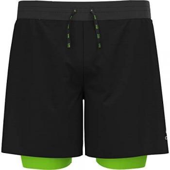 Odlo Pantaloncini 2‑in‑1 Axalp Trail 6” XXL Black – Uomini