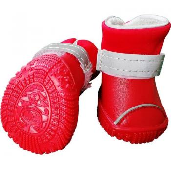 Zachte Lederen Hondenschoenen voor Regenweer