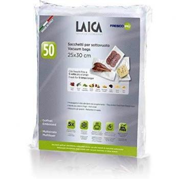 LAICA Sous Vide Vacuum Sealer Bags 28x600 cm, Set of 2