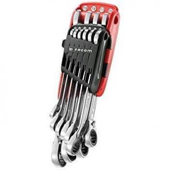 67B.JP10PB Ratchet Combination Wrench Set 10 Metric