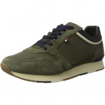 Zapatilla Tommy Hilfiger L2285EEDS 1 C2 Hombre Bajo El Cuello Verde
