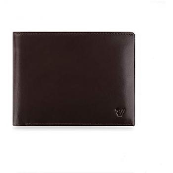 Roncato Pascal 13 cm Leather Wallet Black/Grey