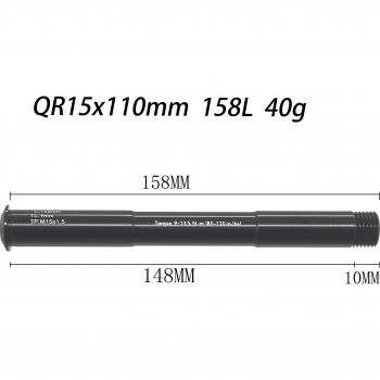 Fourche à travers l’essieu QR15 pour VTT, levier RockShox 38 g, 15 × 100