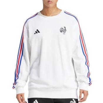 Pullover France Essentials – Regular Fit, 3‑Stripes Edition