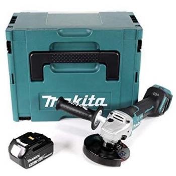 Meuleuse d’angle sans fil Makita DGA‑517 18 V – 125 mm (50 Ah batterie + coffret Makpac)