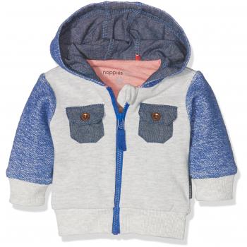 Noppies Baby-Jungen B Cardigan Sweat Ennis, Strickjacke, Off White Melange, 50