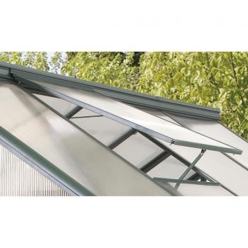 Vitavia Alu‑Fensterrahmen – Smaragdgrün – Gewächshaus Eos Kompatibel – Ohne Fensterscheibe