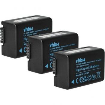 Leica V‑Lux 800 mAh Batteries (Ensemble 3 pièces)