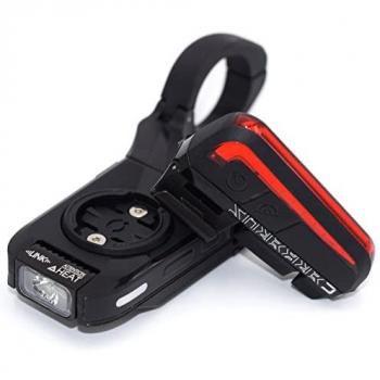 Moon MX Link 400lm + Cerberus Link 150lm IPX7 ricaricabile anteriore e posteriore