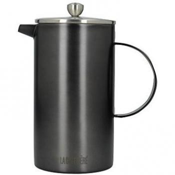 La Cafetière Brushed Metal 8 Cup Cafetière