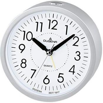 Dugena Quarzwecker Silber 4460807