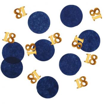 Decorazioni blu e oro per 18° compleanno 25g
