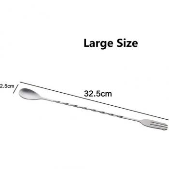 Ustensile de cuisine à double tête en acier inoxydable