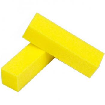 Accessoires de pédicure « Glamour » – Tampon + lime + bloc ongles