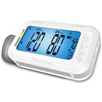 Medisana BU 575 Smart: 2-in-1 Oberarm-Blutdruckmesser + Wecker, weiß