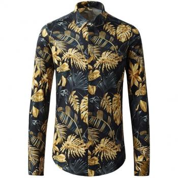 Minglu Camisa Informal de Lujo