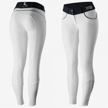 Horze Nordic Damen Reithose mit Vollbesatz und Silikon Grip, navy