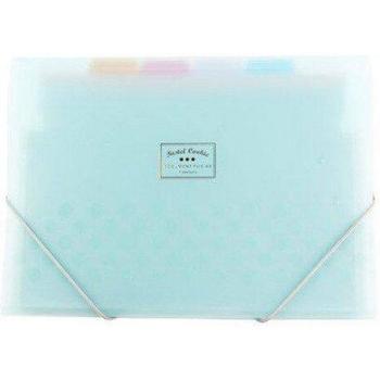 Frosted PP 8-Layer Expanding Wallet Folder