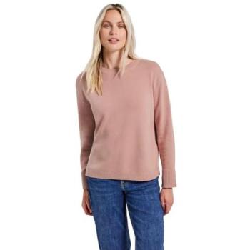 STREET ONE Damen Pullover mit Rundhalsausschnitt, faded rose, Gr. 38