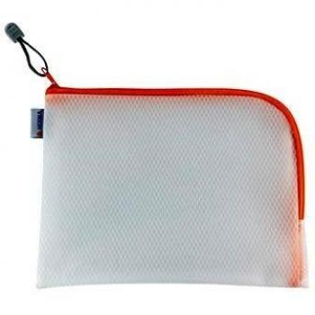 HERMA Reißverschlusstasche Mesh Bags, DIN A5, orange