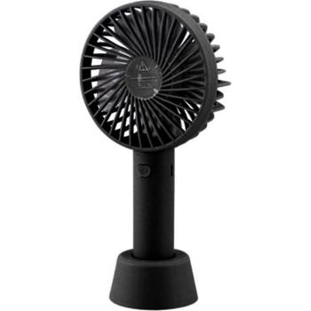 Mini Tragbarer Ventilator Akku-Betrieben Kühl Schreibtisch mit Basis 3 Modi für Zuhause und Outdoor