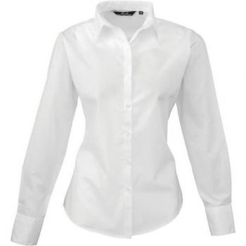 Camicia da donna Premier in popeline a maniche lunghe