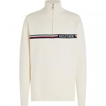 Tommy Hilfiger Pullover Global Stripe MW0MW33508 Creme Regular Fit