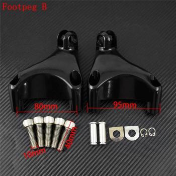 Pédale arrière Harley Sportster XL – Repose-pieds CNC noir