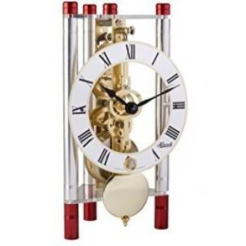 Präzisionsmechanik Hermle: Tischuhr 20 cm, Schlüsselaufzug, Modell T40721